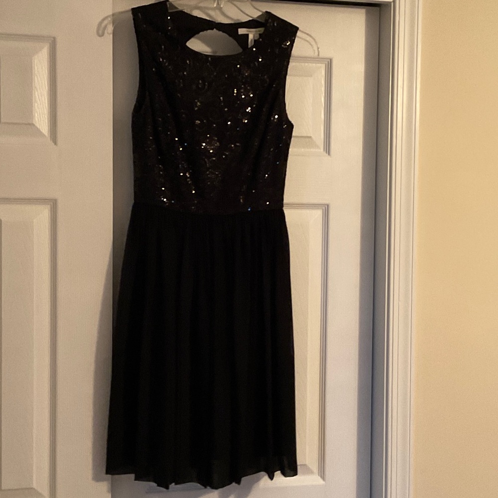 Max and Cleo Elegant Black Sequin Dress